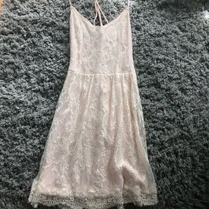 Pink lacy Abercrombie dress
